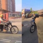 नंबर प्‍लेट छुपा कर भाग रहे थे बाइकर्स, पुलिस ने s24 जूम करके फोटो ली