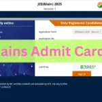 Jee main admit card 2025: january 22, 23 और 24 परीक्षा तिथियों के लिए एडमिट कार्ड जारी, ऐसे करें डाउनलोड