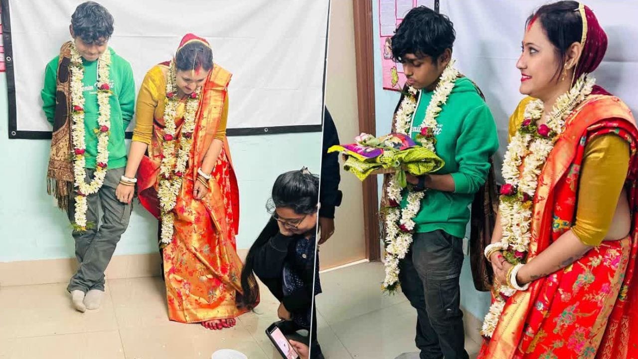 विश्वविद्यालय के क्लासरूम में शादी, वीडियो वायरल