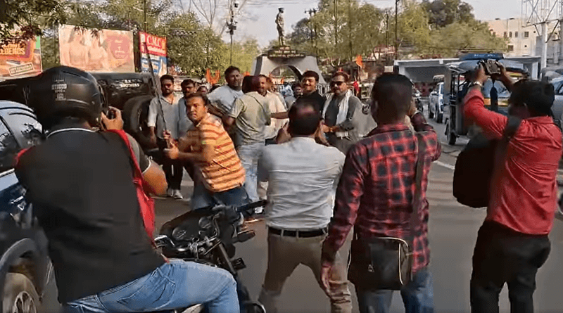 प्रेस क्लब में पत्रकारों पर हमला, कांग्रेस कार्यकर्ताओं की गुंडई चरम पर