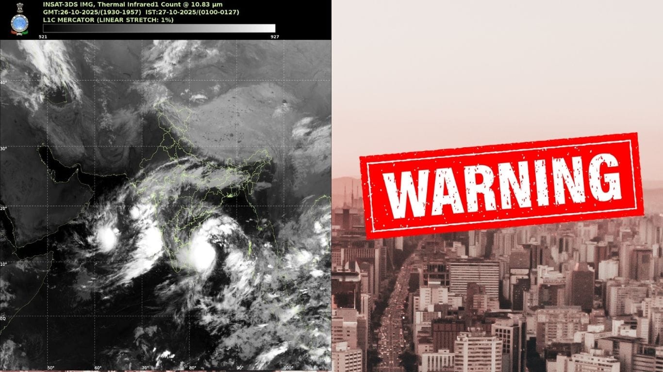 चक्रवात ‘मोंथा’ का खतरा: इन राज्यों में होगा असर, IMD ने जारी की ऑरेंज वॉर्निंग