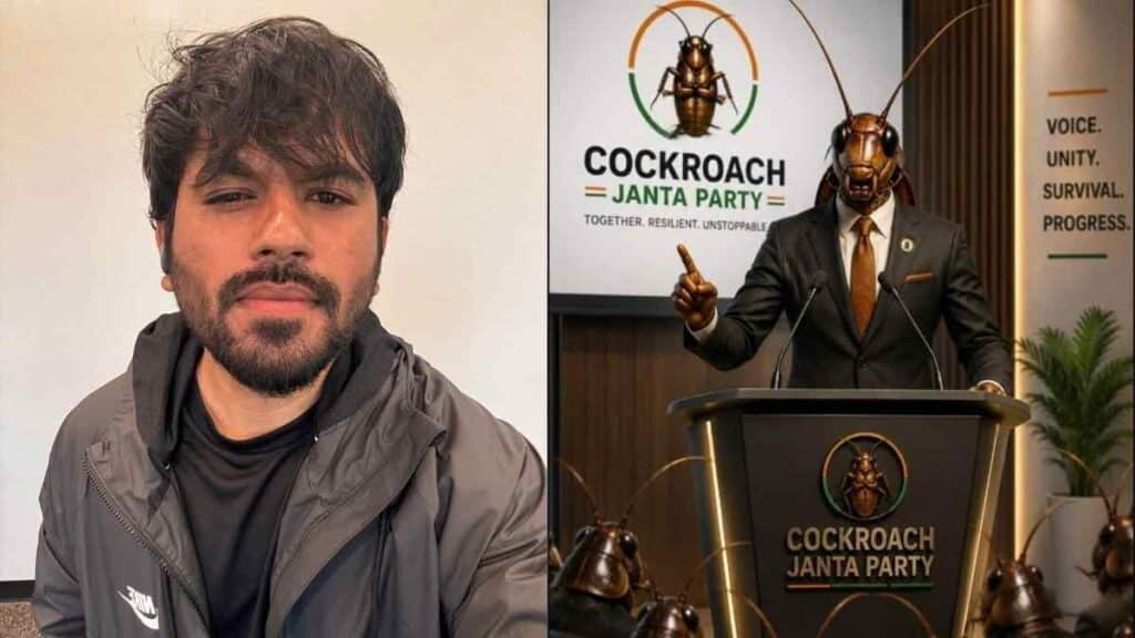 Cockroach janta party सच या मजाक? 4 दिन में 80 लाख फॉलोअर्स 1 Cockroach janta party दिखने में एक मजाक लगे