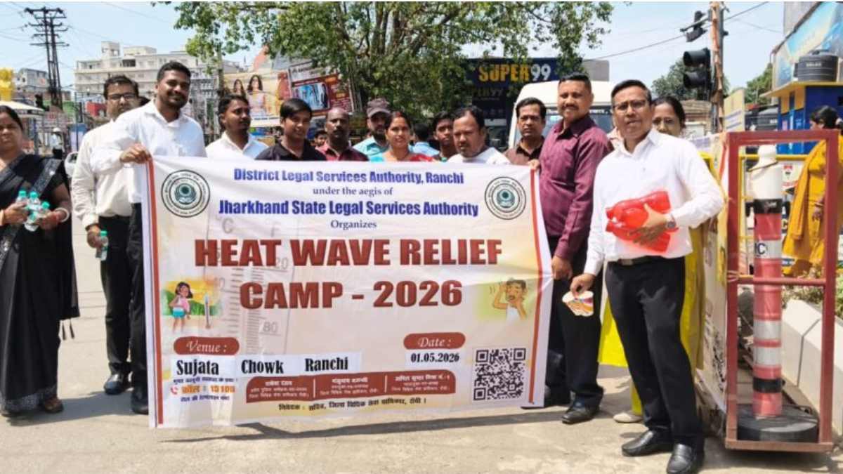 मजदूर दिवस पर डालसा रांची का सराहनीय पहल, हिट-वेब-कैम्प के जरिए मजदूरों को राहत सामग्री व कानूनी जागरूकता