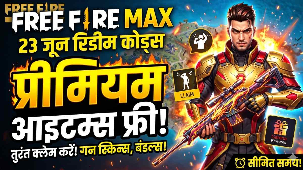 Free Fire MAX Redeem Codes: आज ही लूटें प्रीमियम आइटम्स, तुरंत करें रिडीम