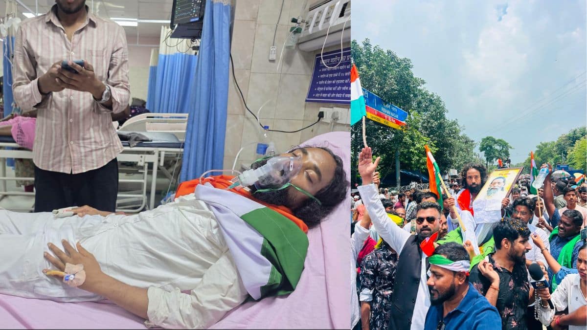 रांची में विधानसभा के बाहर छात्रों पर लाठीचार्ज: देवेंद्र महतो अस्पताल में भर्ती, कई घायल