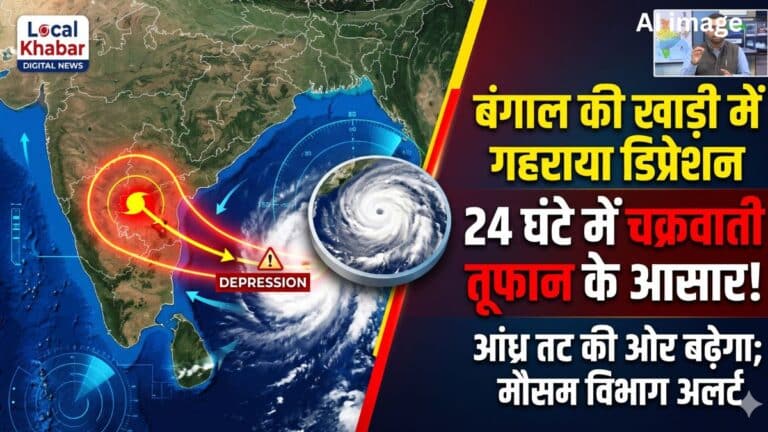 बंगाल की खाड़ी में बना डिप्रेशन, 24 घंटे में चक्रवाती तूफान में तब्दील होने की संभावना; आंध्र तट की ओर बढ़ेगा 3 बंगाल की खाड़ी में बना डिप्रेशन, 24 घंटे में चक्रवाती तूफान में तब्दील होने की संभावना; आंध्र तट की ओर बढ़ेगा