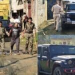 कांके में दिल्ली पुलिस की छापेमारी