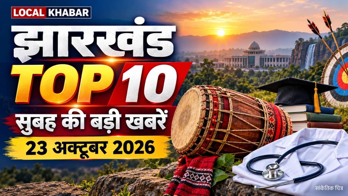 झारखंड की सुबह की 10 खबरें: 23 अक्टूबर 2026