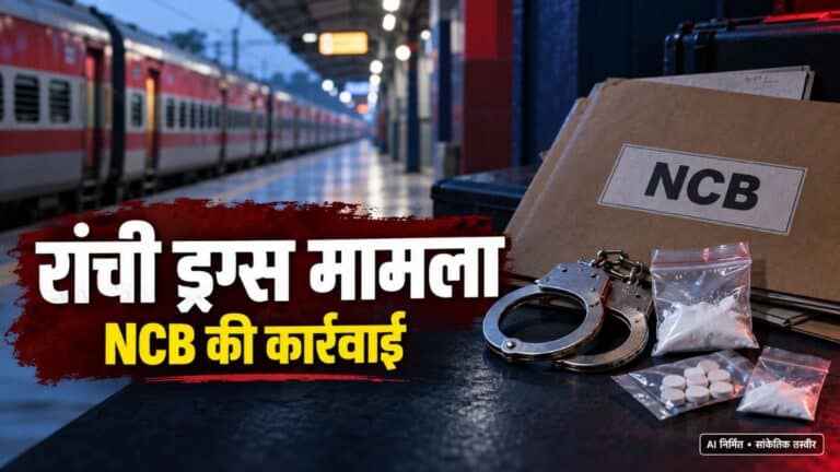 रांची और जमशेदपुर से जुड़े ड्रग्स नेटवर्क की जांच, विदेशी नंबरों से संपर्क का दावा