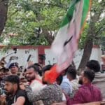 रांची में यूथ कांग्रेस का चुनाव आयोग कार्यालय घेराव, पुलिस से झड़प