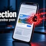 मोबाइल और कंप्यूटर पर ऑनलाइन विज्ञापन से जुड़े स्पायवेयर खतरे का सांकेतिक चित्र