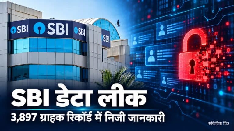 SBI डेटा लीक: 3,897 ग्राहक रिकॉर्ड में निजी जानकारी, बैंक ने शुरू की जांच