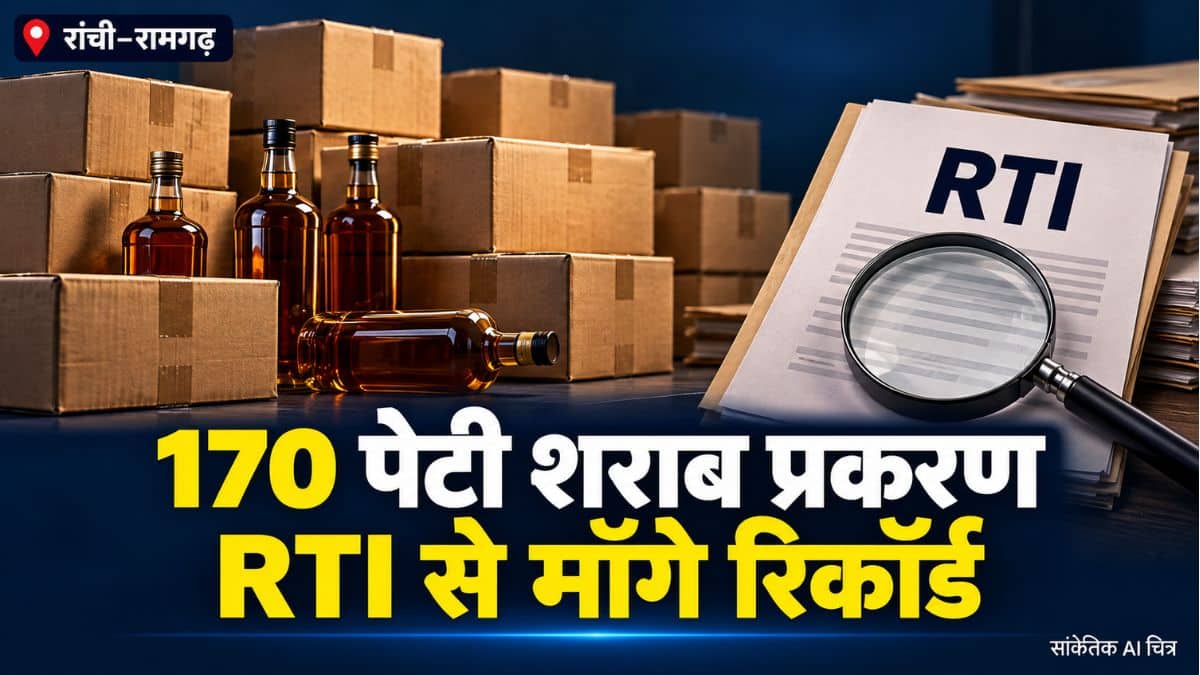 रामगढ़ में 170 पेटी शराब बरामदगी का मामला: सुबोध जायसवाल ने RTI से माँगे अभिलेख